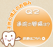 Q2 通院の間隔は? Q2 通院の間隔は?